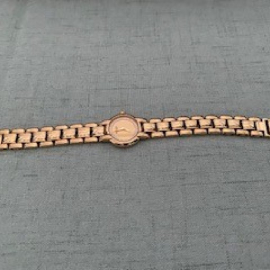 Raymond Weil Watch Womens Gold Link Bracelet